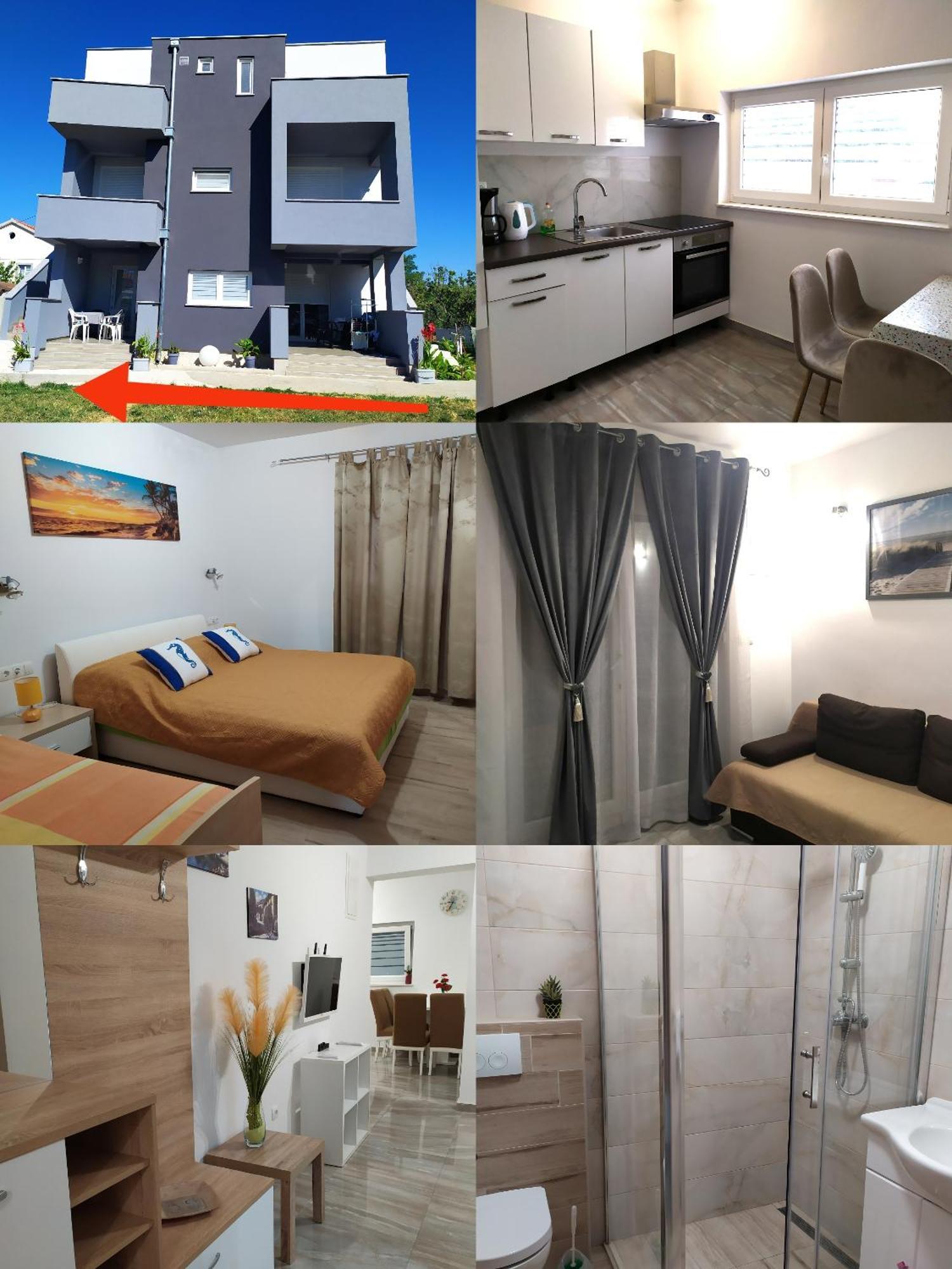 Apartmani Mira Nin Bagian luar foto